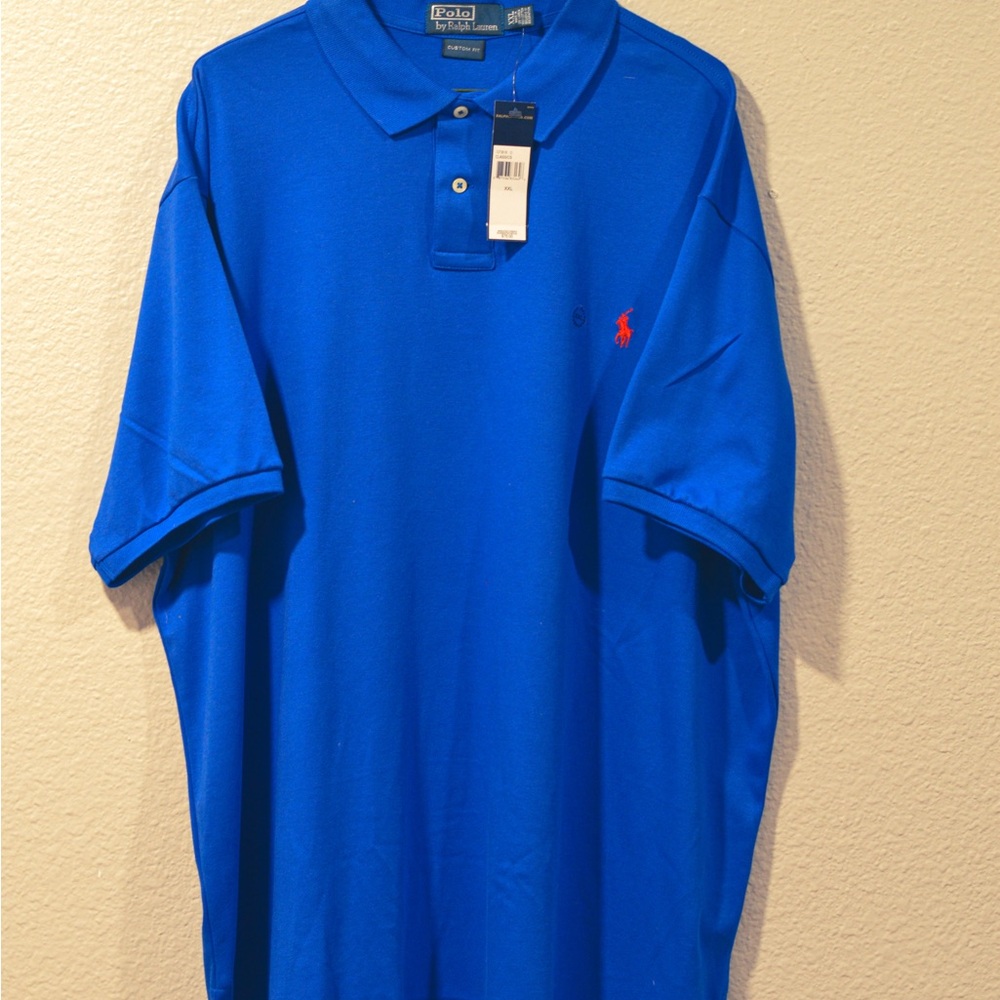 Polo by Ralph Lauren Men's Blue Polo Shirt